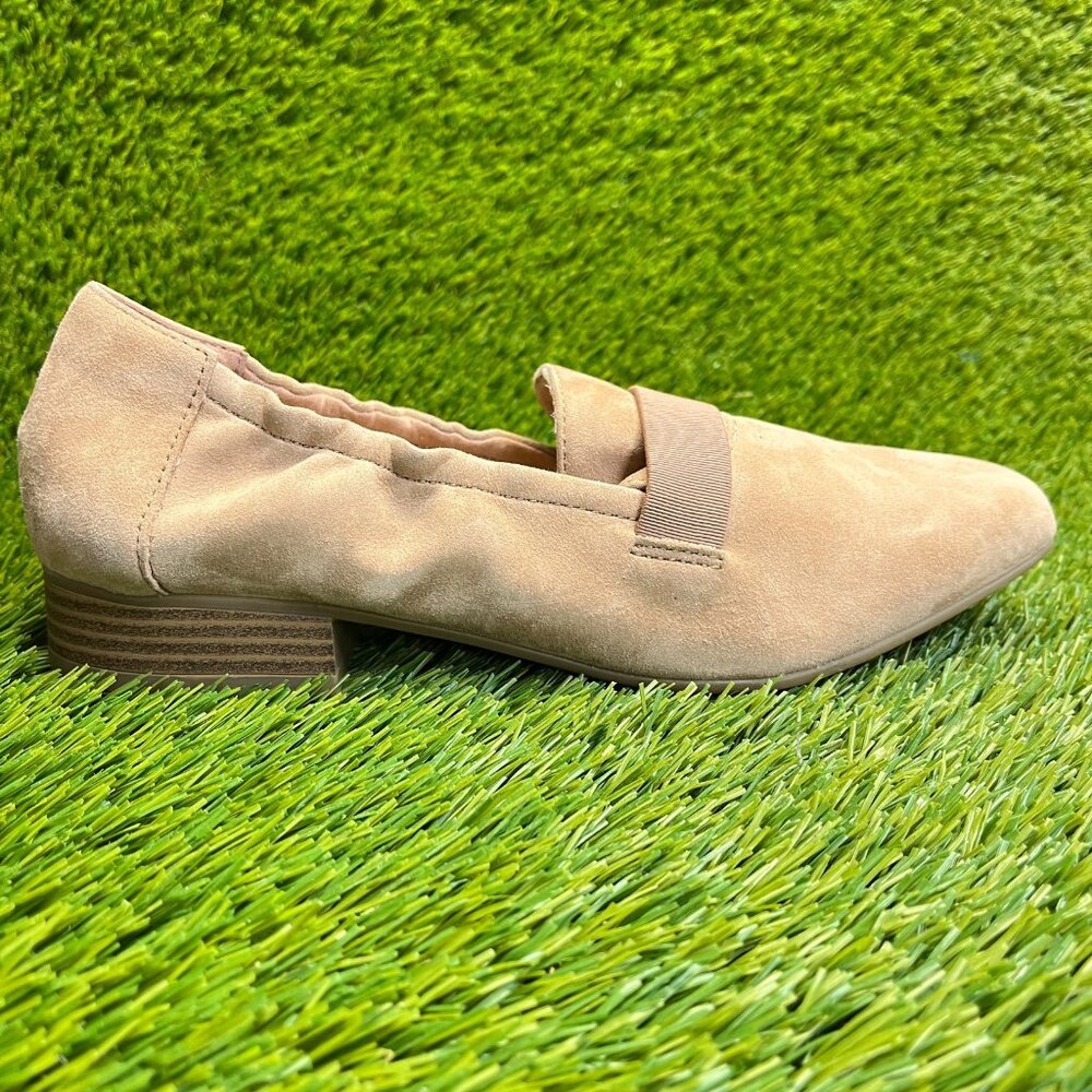Clarks Tilmont Eve Womens Size 9 Brown Casual Slip On Suede Loafer Flats Shoes‎